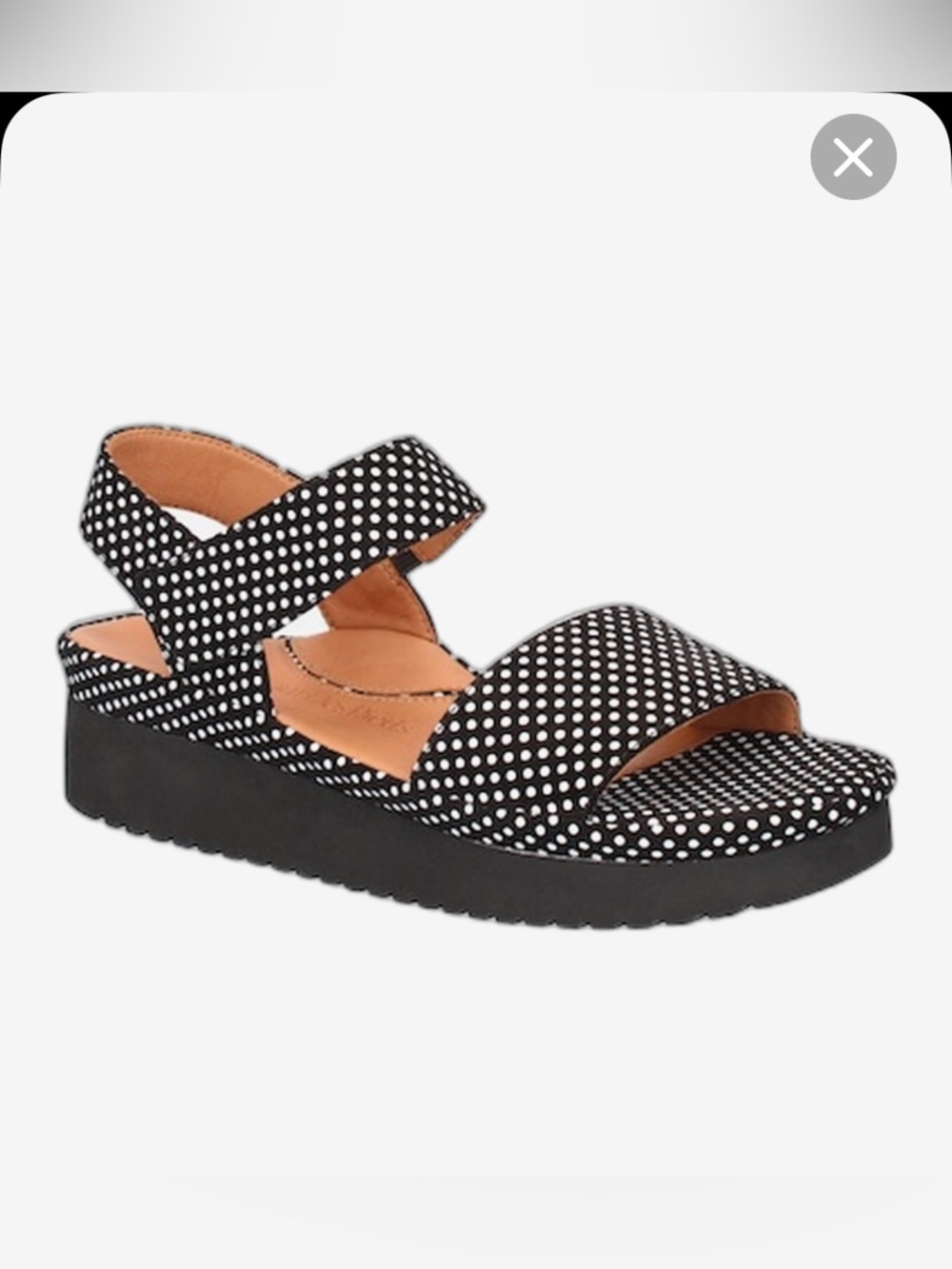L’Amour Des Pieds Abriila Polka Dot Sandals Womens 11 NWOT